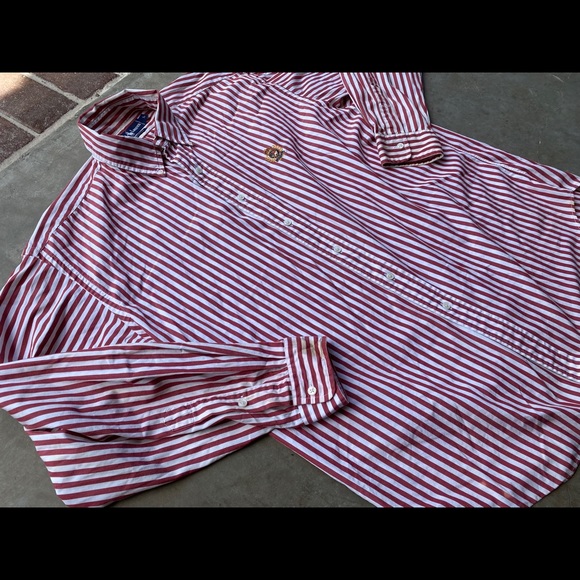Polo by Ralph Lauren pin stripe red and white - Picture 1 of 5
